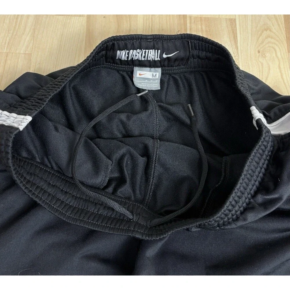 Vintage Y2K Nike Track Pants / Sweat Pants / Black / Size Large / Baggy